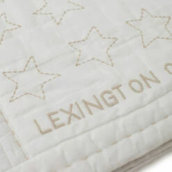 Lexington Quilted Embroidered Cotton Twill Överkast -möbel affär lexington quilted embroidered cotton twill overkast 2