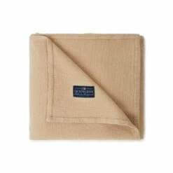 Lexington Quilted Jacquard Organic Överkast